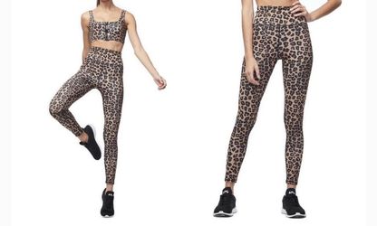 Good American Workout Set in Leopard