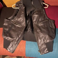 Rue 21 Leather Vase 