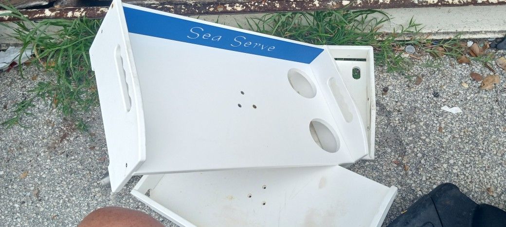 Cutting Board Rod Holder Base Used