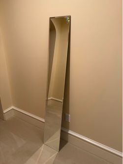 Full length mirror, no frame