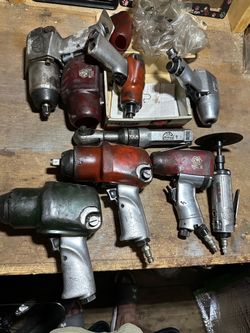 Lot of Pneumatic Air Tools Mac Matco