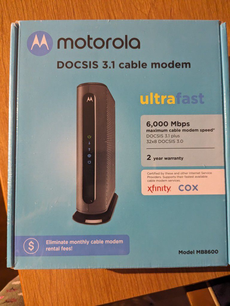 Motorola MB8600 Docsis 3.1 Modem