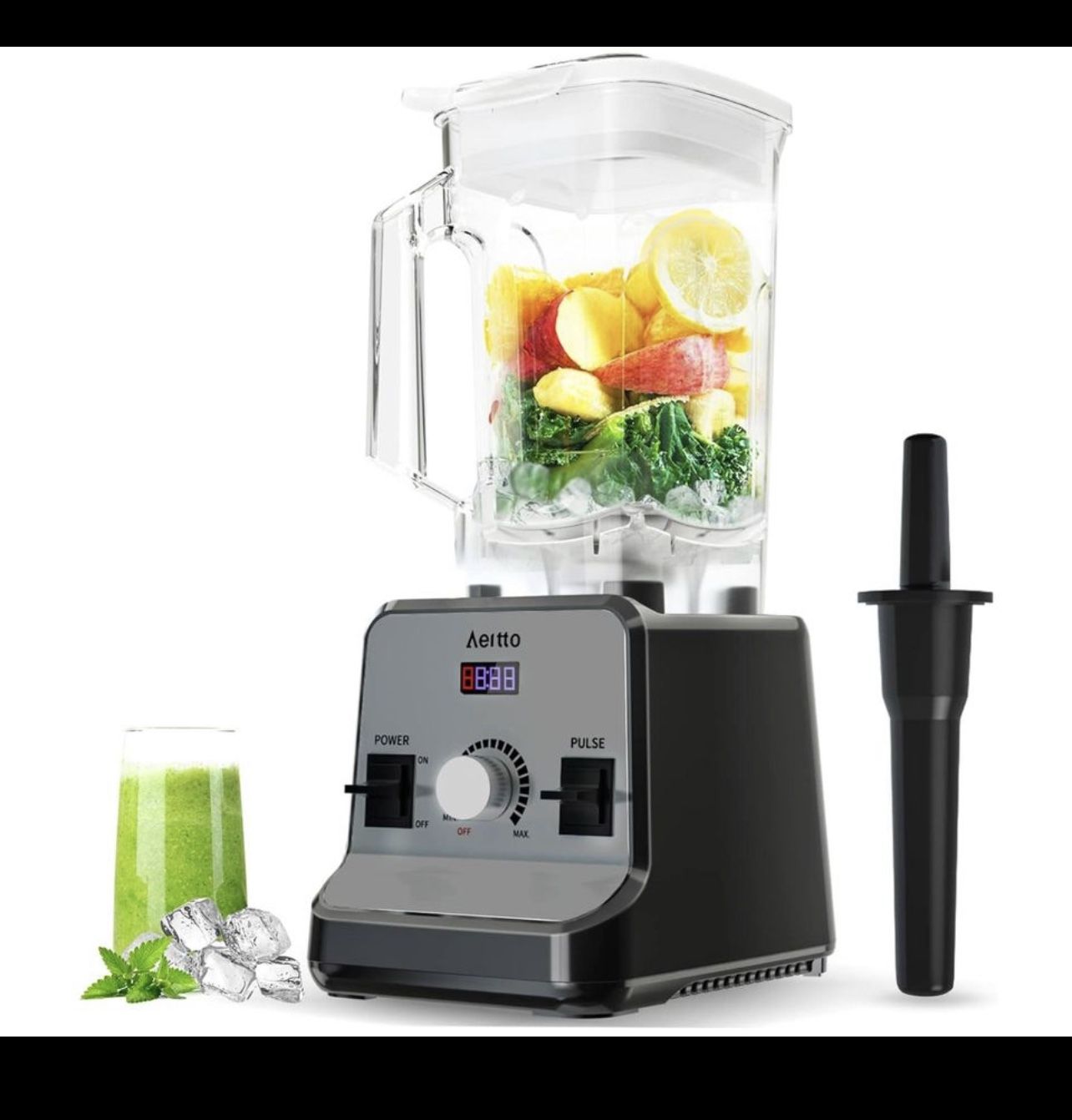Aeitto Blender, Blenders for Kitchen with 1500-Watt Motor, 68 Oz Large Capacity, Smoothies, etc