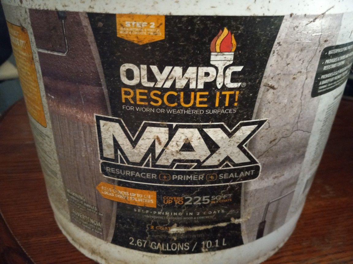 Olympic Rescue It 3 gal. Russet Deck Resurfacer and Primer with Sealant
