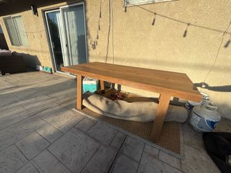 Dining table Plank and beam 72” table
