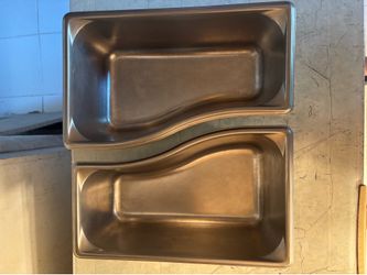 Designer steam table trays