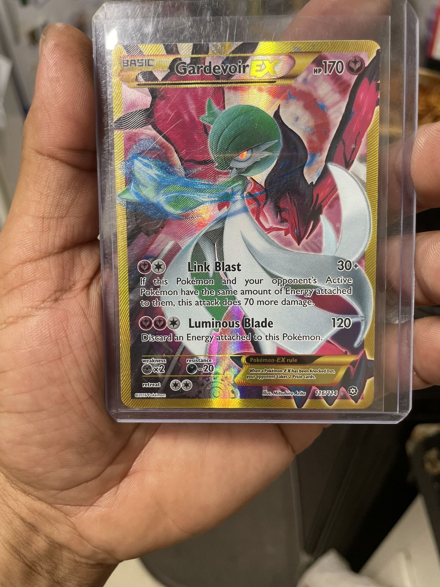Pokemon card Gardevoir Ex (secret)