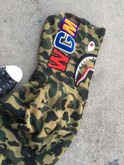 Bape shark hoodie 1st camo