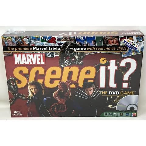 2007 Toys R Us Exclusive Marvel Scene It? DVD Spiderman X-Men Trivia Board Game