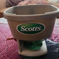 Scott's seed spreader.