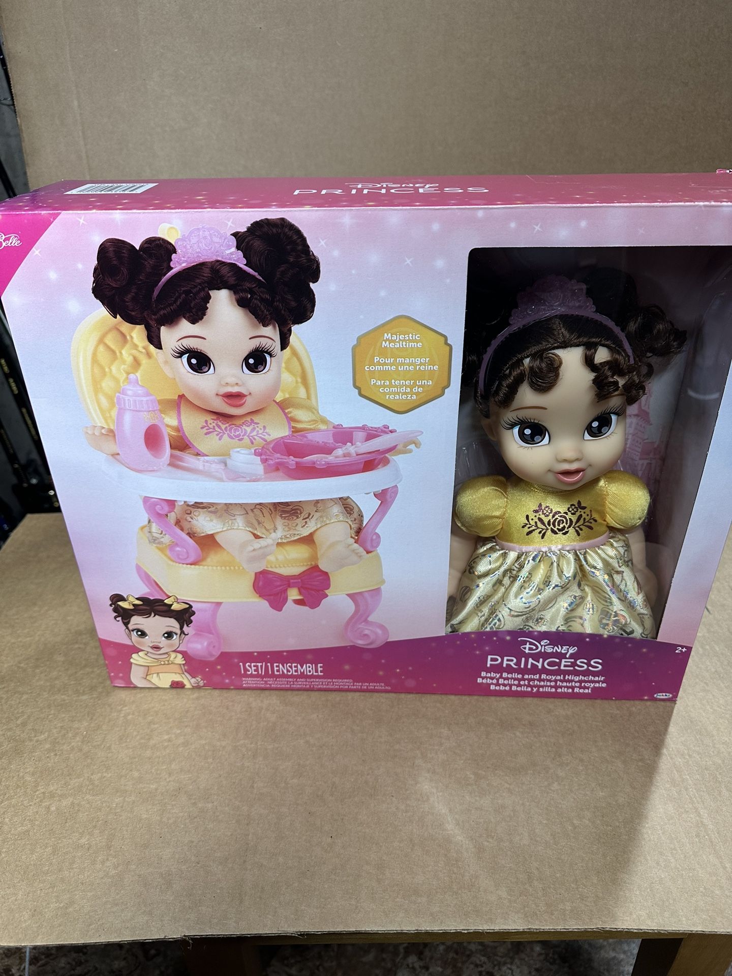 BNB 1 Set of Disney Princess “ Belle” And Royal HighChair 