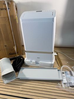 Portable Air Conditioners, 16000 BTU Cooling for 800 Sq ft, 5-in-1 with Drainage-Free Cooling, Fan, Dehumidifier, Sleep Mode, APP & Remote Control, Qu