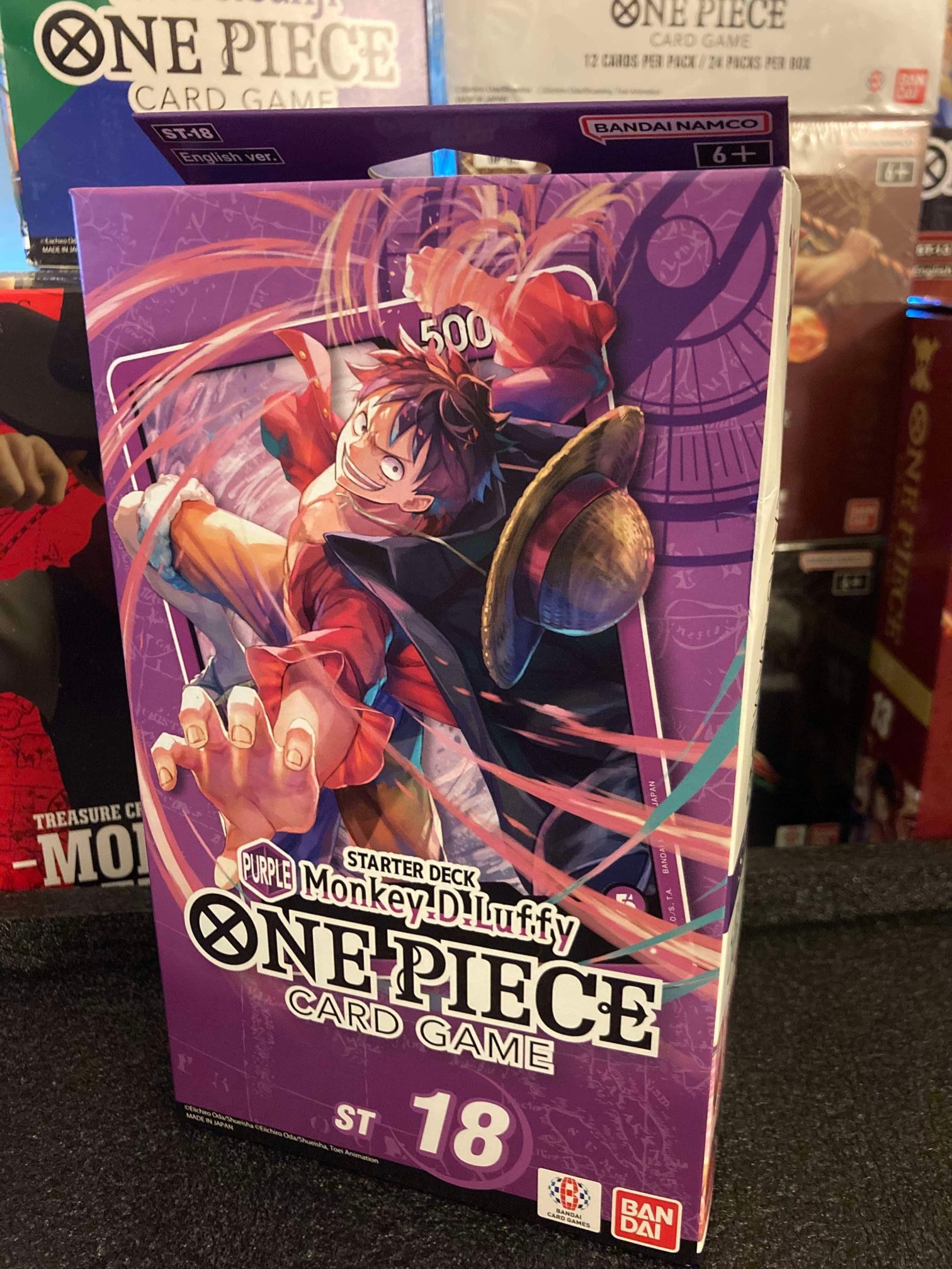 one piece tcg starter deck 18 ONE PIECE TCG PSA10 Monkey D. Luffy OP05-060 Starter Deck ST-18 PURPLE –  Otakky main image 1
