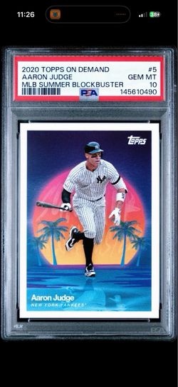 2020 TOPPS ON DEMAND MLB SUMMER BLOCKBUSTER 5 AARON JUDGE - PSA 10