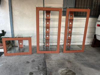 2 Shelves Rack And Table