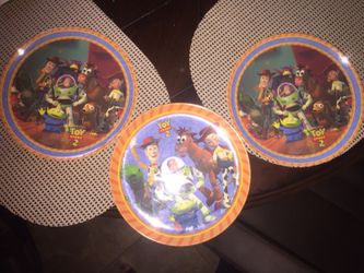 Toy Story Collector plates/plastic Kids