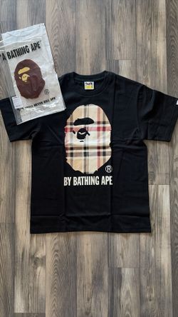 BAPE X Burbbery Black tee