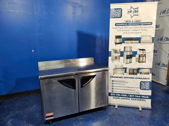 Used 🚨48"  Turbo Air 2-Door Commercial Undercounter Refrigerator