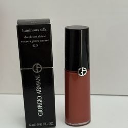 NIB Armani Beauty Luminous Silk Cheek Tint Blush 42s Sunlit Sienna.