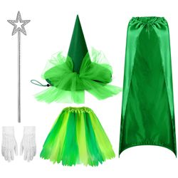Green Witch Tutu Halloween Costume / Traje De Bruja Verde 