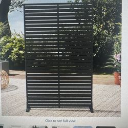 2 brand new 72x47 h HDPE Freestanding Decorative Fence Panels