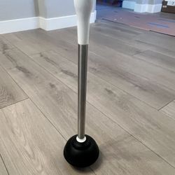 Like NEW- OXO Good Grips Stainless Steel Toilet Plunger