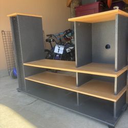 Multipurpose  Entertainment Center - Shelving Solid 