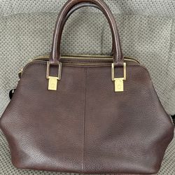 G.i.L.i.  DARK  BROWN GENUINE LEATHER PURSE $40