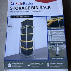 Safe racks storage Bin Rack