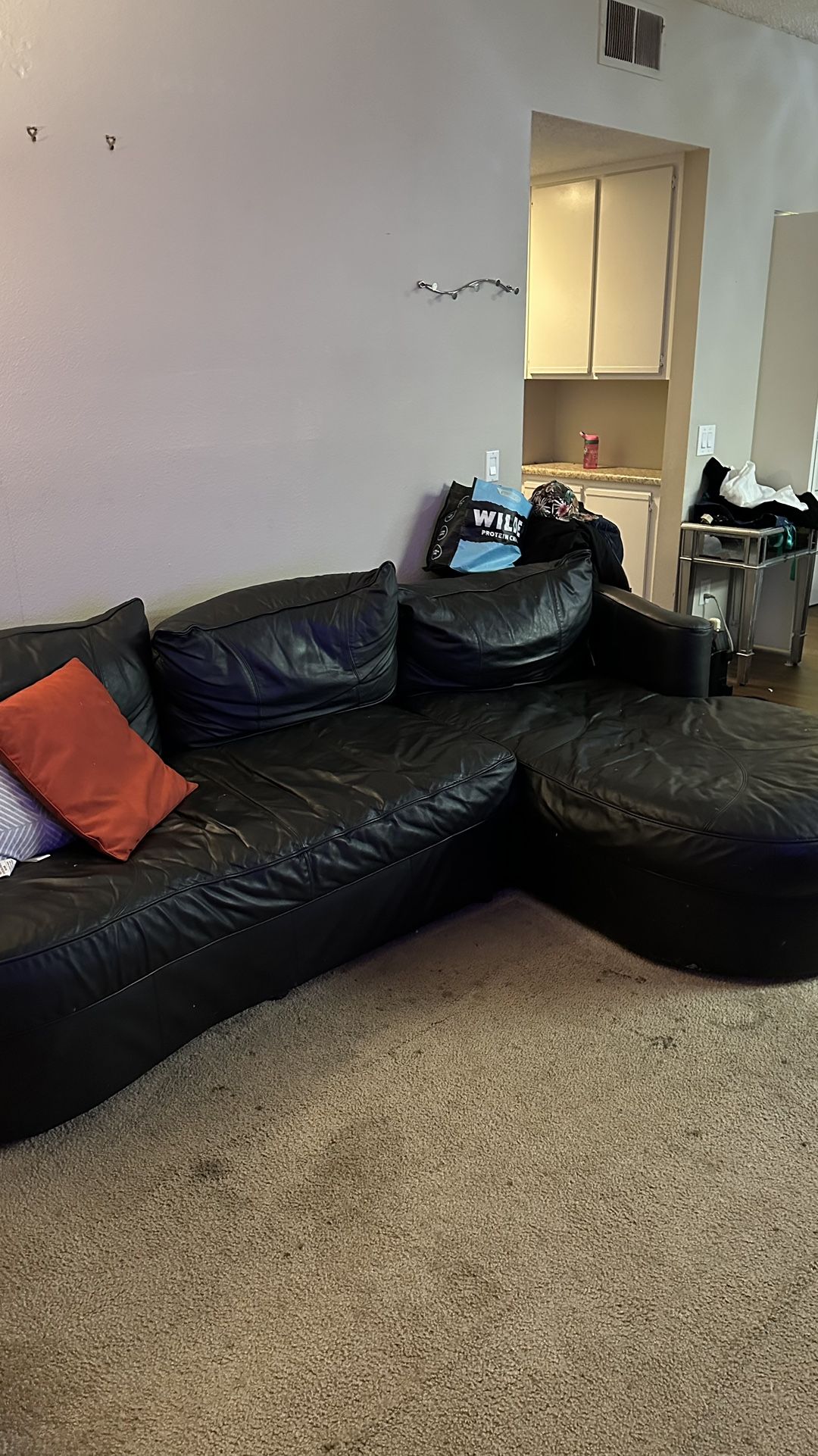 Leather Sectional Couch