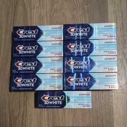 Crest 3D White Advanced Whitening Toothpaste BUNDLE