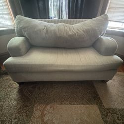 Sofa Beige Corduroy 