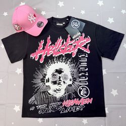 Black Hellstar Graphic Tee (Small)