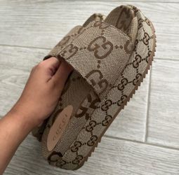 Gucci Monogram Platform sandals