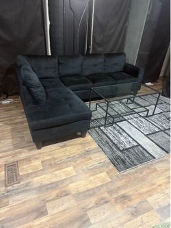Black sectional Couch