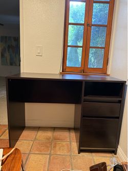 Black desk