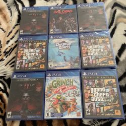 PS4 Games Brand New Sealed 