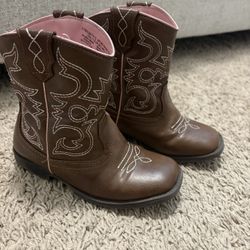 Wonder Nation Toddler Girls' Western Cowboy Boots,m