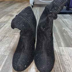 Black Jem Boat Heels