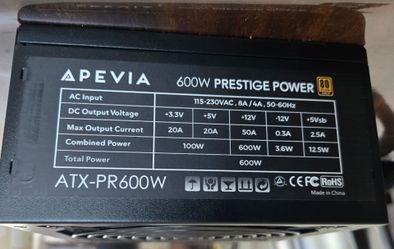Apevia Prestige 600W