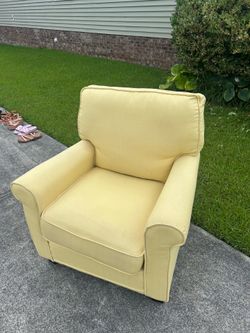 Wayfair accent chair; dining set