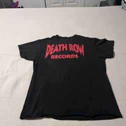 death row records graphic tee