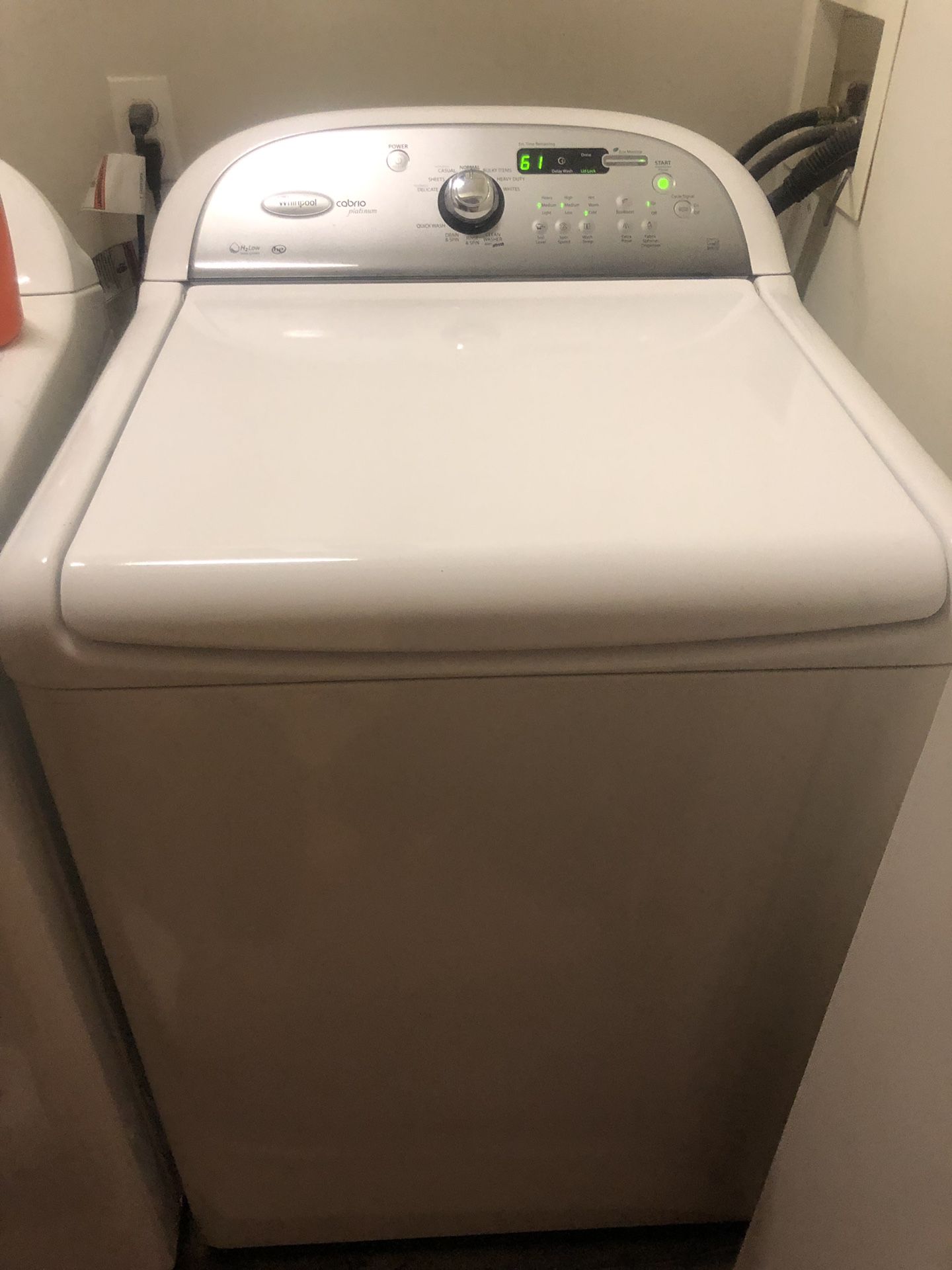 Washer and Dryer $500 for both