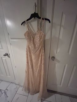Gold elegant dress