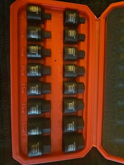 Hex driver set 3/8 drive