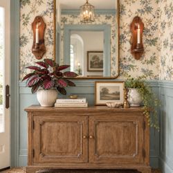Vintage Pair 2 Charming Heart Solid Carved Wood Wall Hanging Candle Sconces Grandmillennial Farmhouse Vintage Pair 2 Charming Heart Solid Carved Wood 