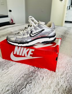 NO NO Nike P-6000 Silver White Sneakers men’s /women’s