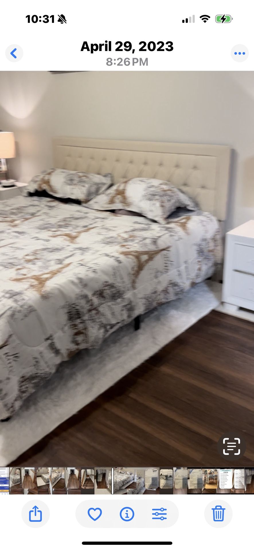KING SIZE PLATFORM BED