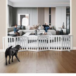 6 Panel 24 Inch Foldable Dog Gate $90