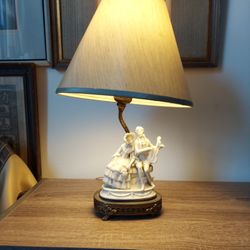 Beautiful Antique Porcelain Lamp